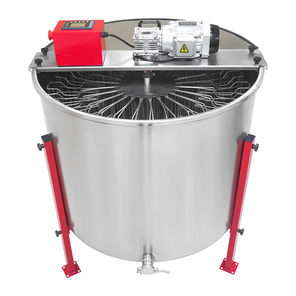 

For 24 Frame Intelligent Radial Honey Bee Extractor Stainless Steel Electric Beekeeping Equipment New Motor Core Components Used
