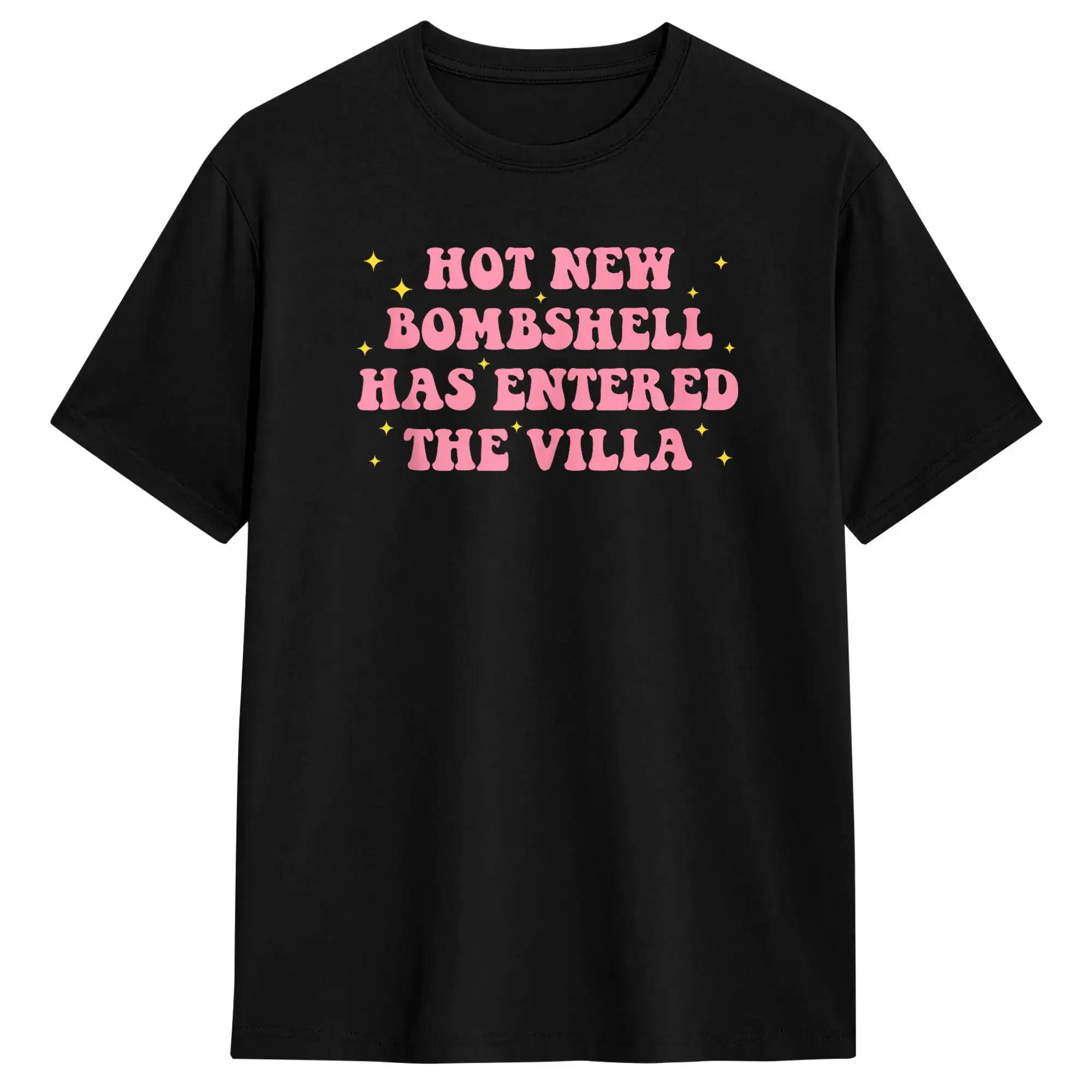 Hot New Bombshell Has Entered The Villa T Shirt Summer  Vintage T-Shirts Pure Cotton Hip Hop Tshirt For Man Casual Tees