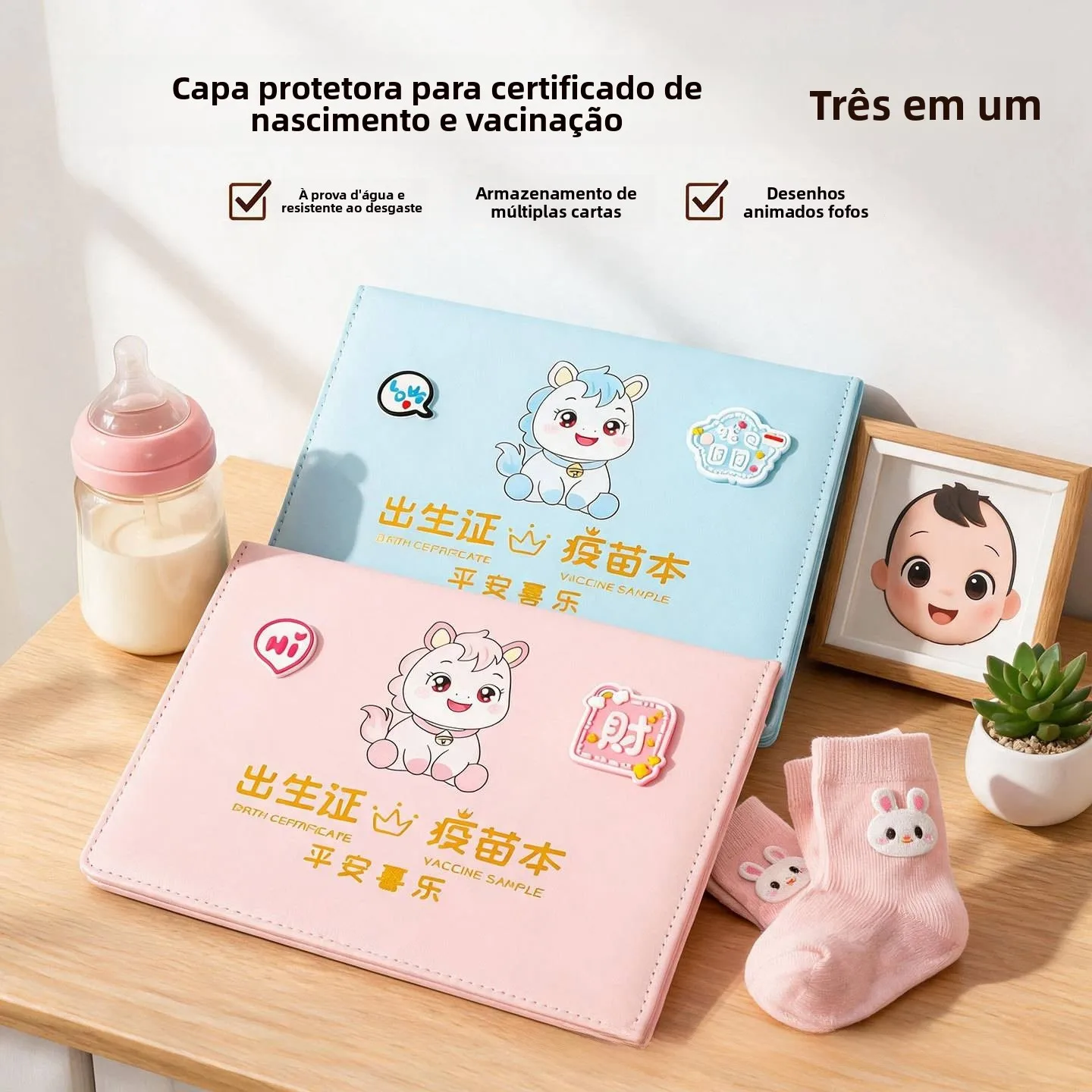 protege-acte-de-naissance-multifonctionnel-trois-en-un-pour-bebe-logo-personnalisable-porte-documents-pour-nouveau-ne