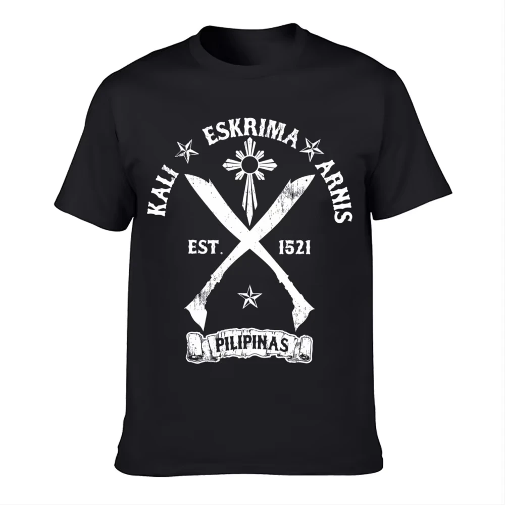 

НОВАЯ крутая футболка с надписью Kali Arnis Eskrima - футболка Cross Sword S-3XL, мужская и женская футболка высокого качества