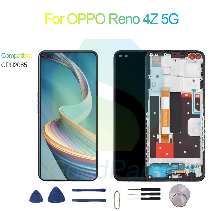 

For OPPO Reno 4Z 5G Screen Display Replacement 2400*1080 CPH2065,Reno4Z 5G LCD Touch Digitizer