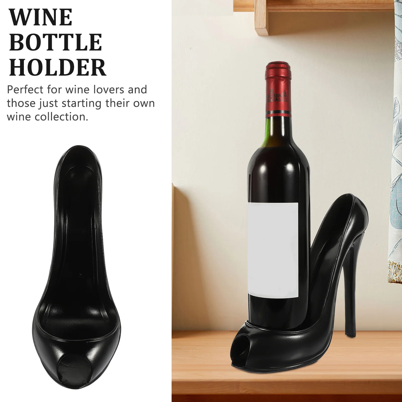 

High Heel Rack Creative Resin Craft Bottle Holder Decorative Shelf Home Bar Restaurant Display Storage
