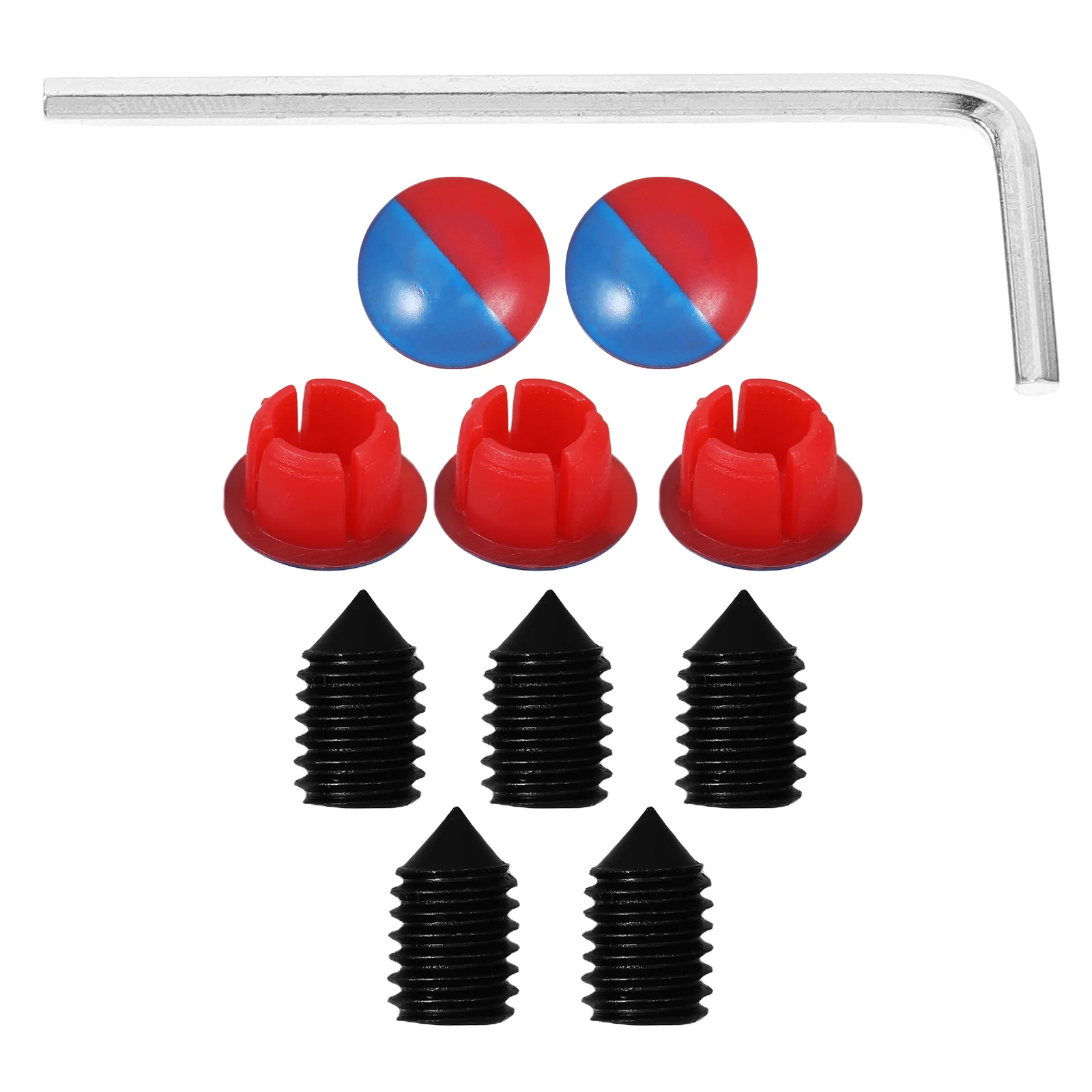 

5 Pcs Faucet Hole Cover Drillcatcher Hose Bib Handle Replacement Grub Screw Abs Electric Hammer