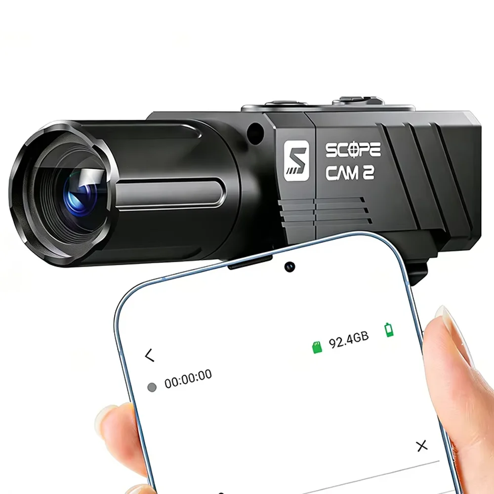 RunCam Scopecam 2S Camera L25/L35mm Lens 1080P HD 60FPS MP4 Format Waterproof fit for Outdoor Sports Activities