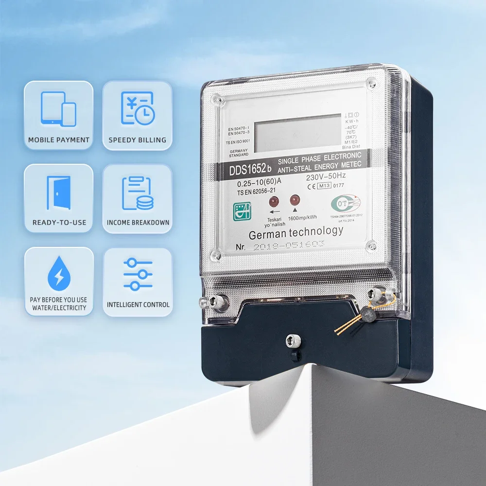 2025 hot sale three Phase Two wire Electricity Meter Solid State Intelligent remote monitoring of electricity Power Meter