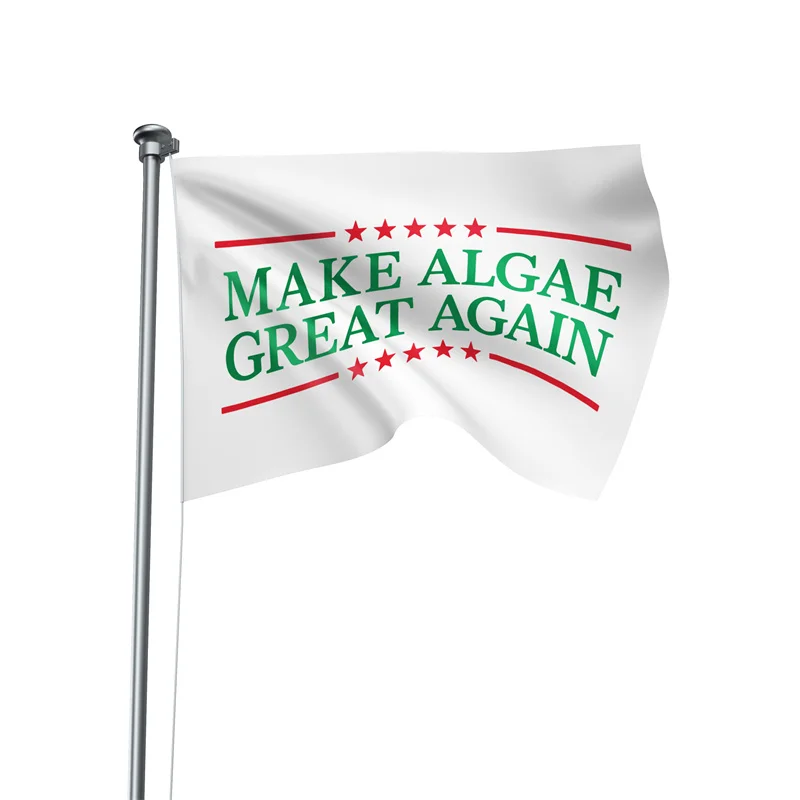 Gaslight Gatekeep Girlboss 5' x 3' Make Algae Great Again Team Algae Flag Banner 150cm x 90cm
