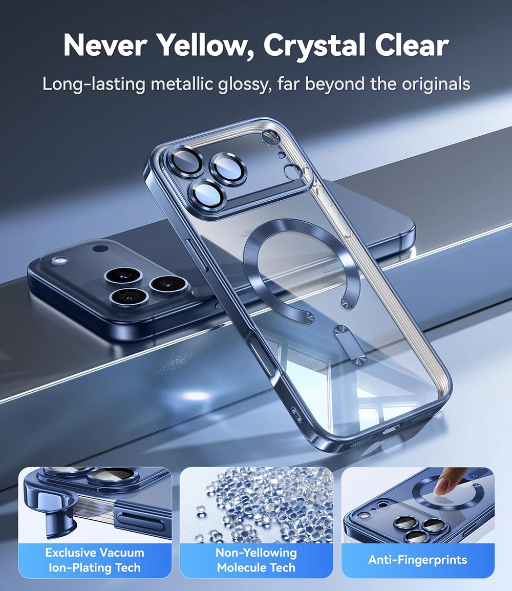Luxe Glitter Plating Clear Sil - Phone Accessories Magnetic recensie en prijs