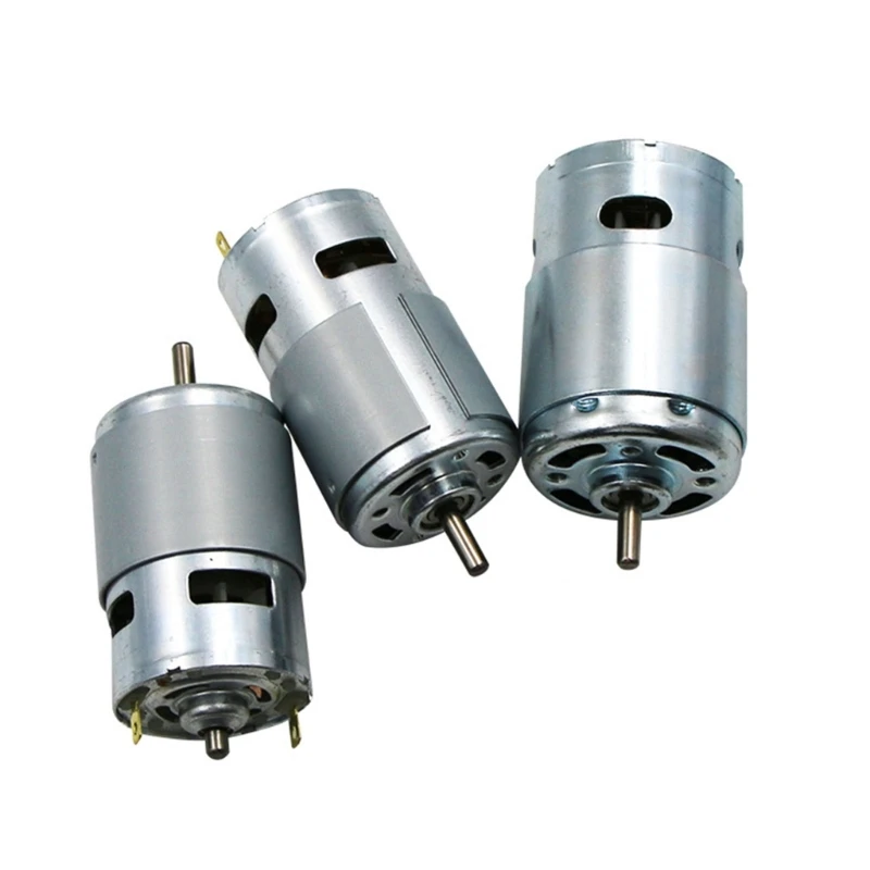 DC12-24V 775 795 895 มอเตอร์ความเร็วสูงแรงบิดขนาดใหญ่มอเตอร์แบริ่งบอลคู่ Drop Shipping