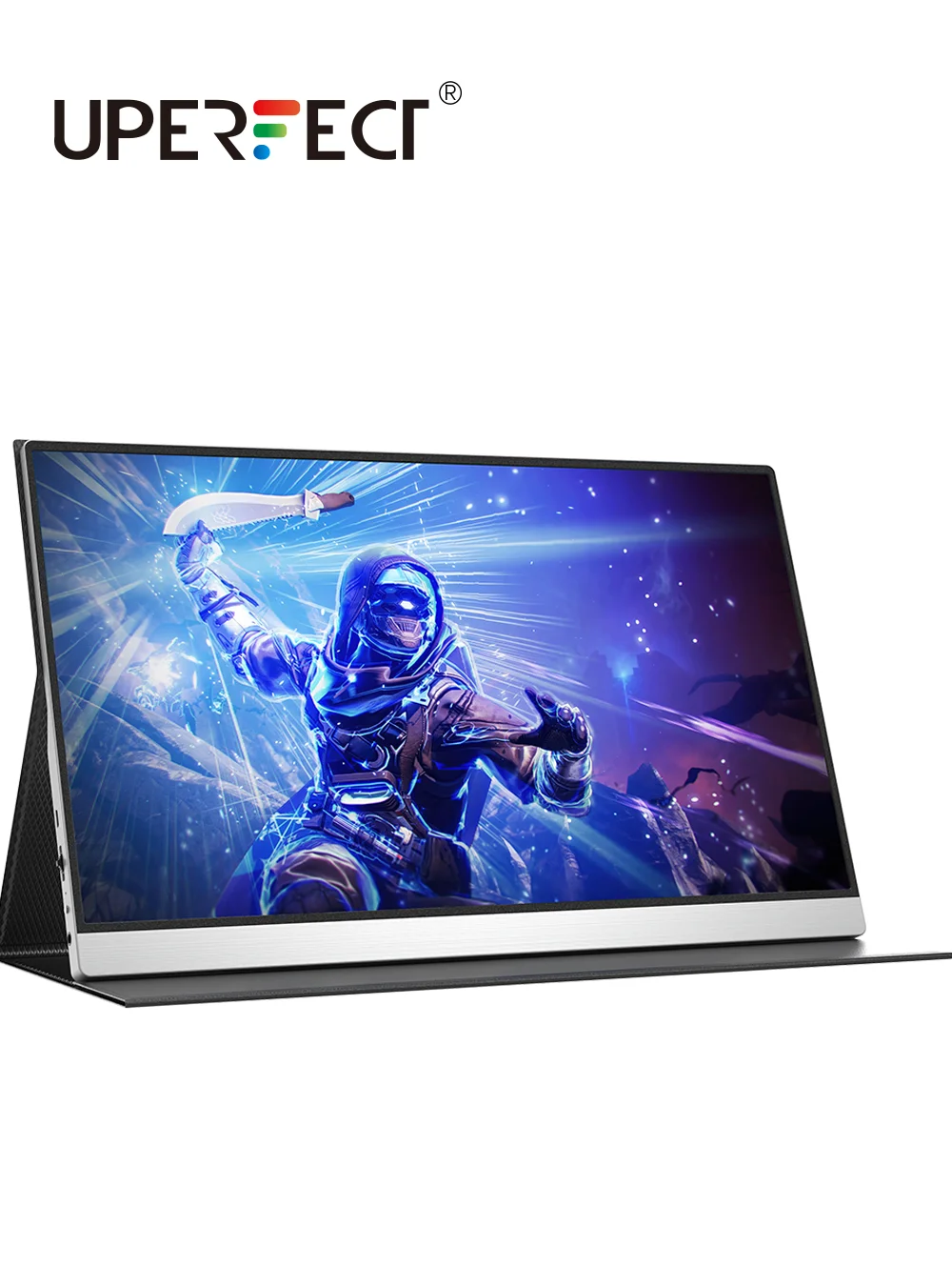 

Портативный монитор UPERFECT 4K, 15,6-дюймовый 100% sRGB HDR IPS UHD USB-C, ноутбук, HDMI, компьютерный дисплей с умной крышкой и двумя динамиками