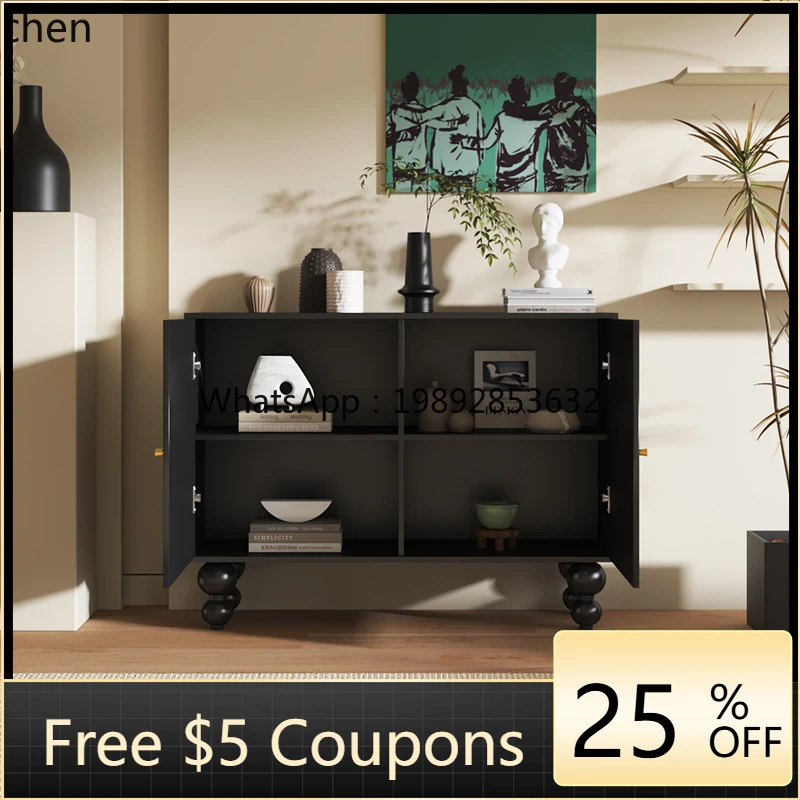 

retro solid wood porch cabinet integrated sofa side cabinet simple wind corridor end decorative cabinet