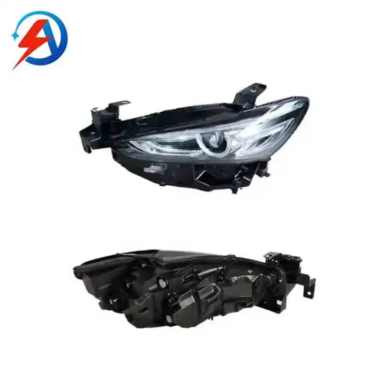 مجموعة مصابيح أمامية LED عالية الجودة لمازدا 6 Atenza 2019-2022 أجزاء درجة حرارة اللون 6000k طويلة الأمد