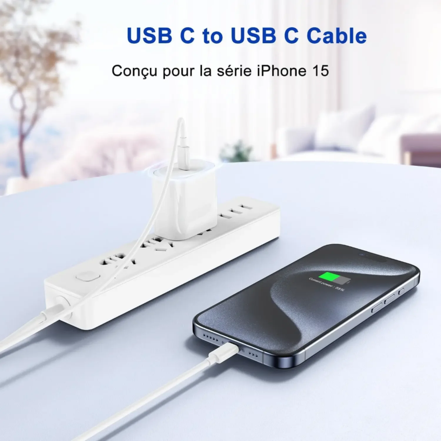 Dual USB-C PD 100W Fast Charging Type C Cable For iPhone 17 16 Pro Max 16 15 Plus Samsung Huawei Xiaomi POCO Quick Charger Cable