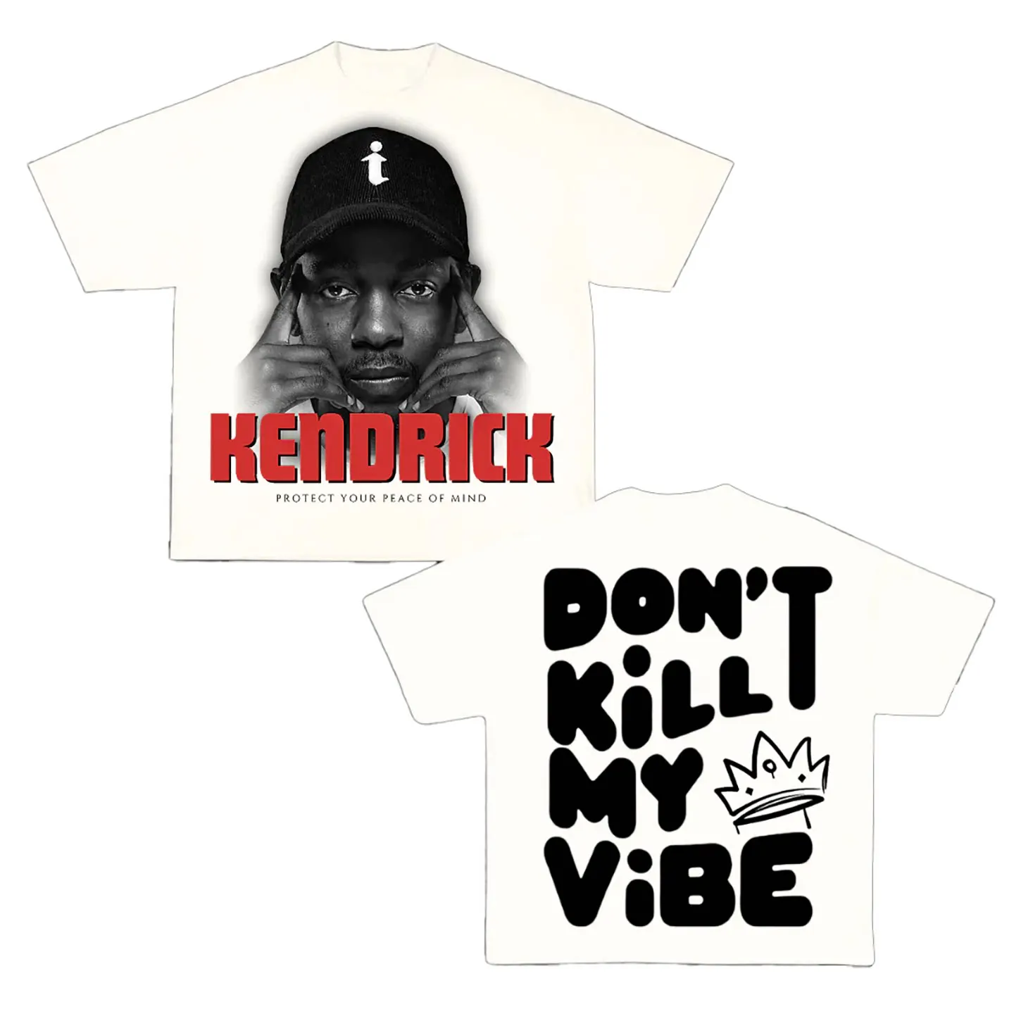 2026 Kendrick Lamar Rapper High Street American Cotton T-shirt Short Sleeve Man Women