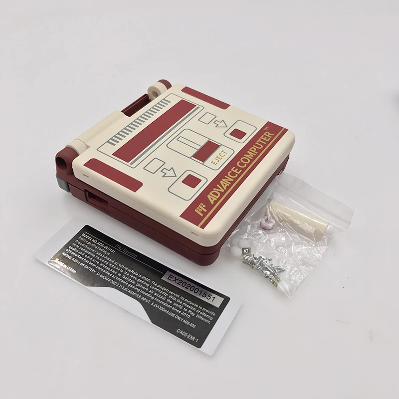 ل GameBoy Advance SP Classic طبعة محدودة استبدال الإسكان شل عدسة الشاشة ل GBA SP الإسكان غطاء الملحقات