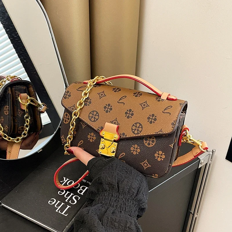 

Stylish Designer Elegant Diaper Bag For Women Vintage Minimalist Leather Large Capacity Luxury Fashion Shoulder Bag