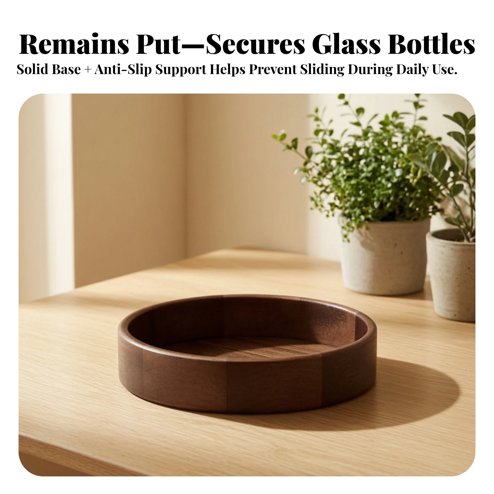 Rotating Cosmetic Tray Sturdy Makeup Organizer with Turntable Makeup Perfume Organizer Compact Rotating Display Base Vanity