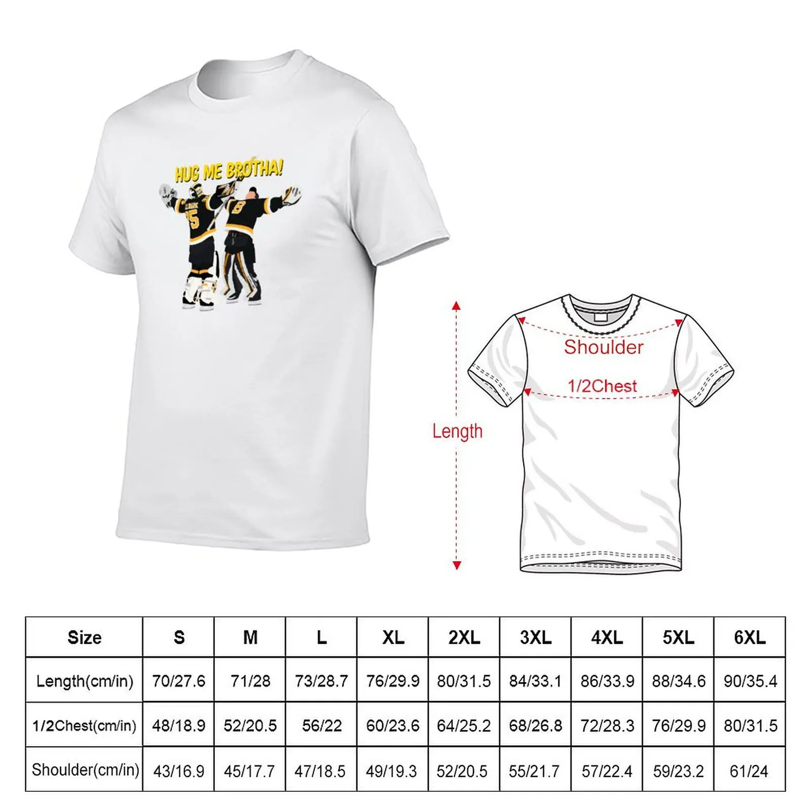 Hug Me Brotha! Jeremy Swayman and Linus Ullmark Hug T-Shirt Holiday Casual Short Sleeve Top