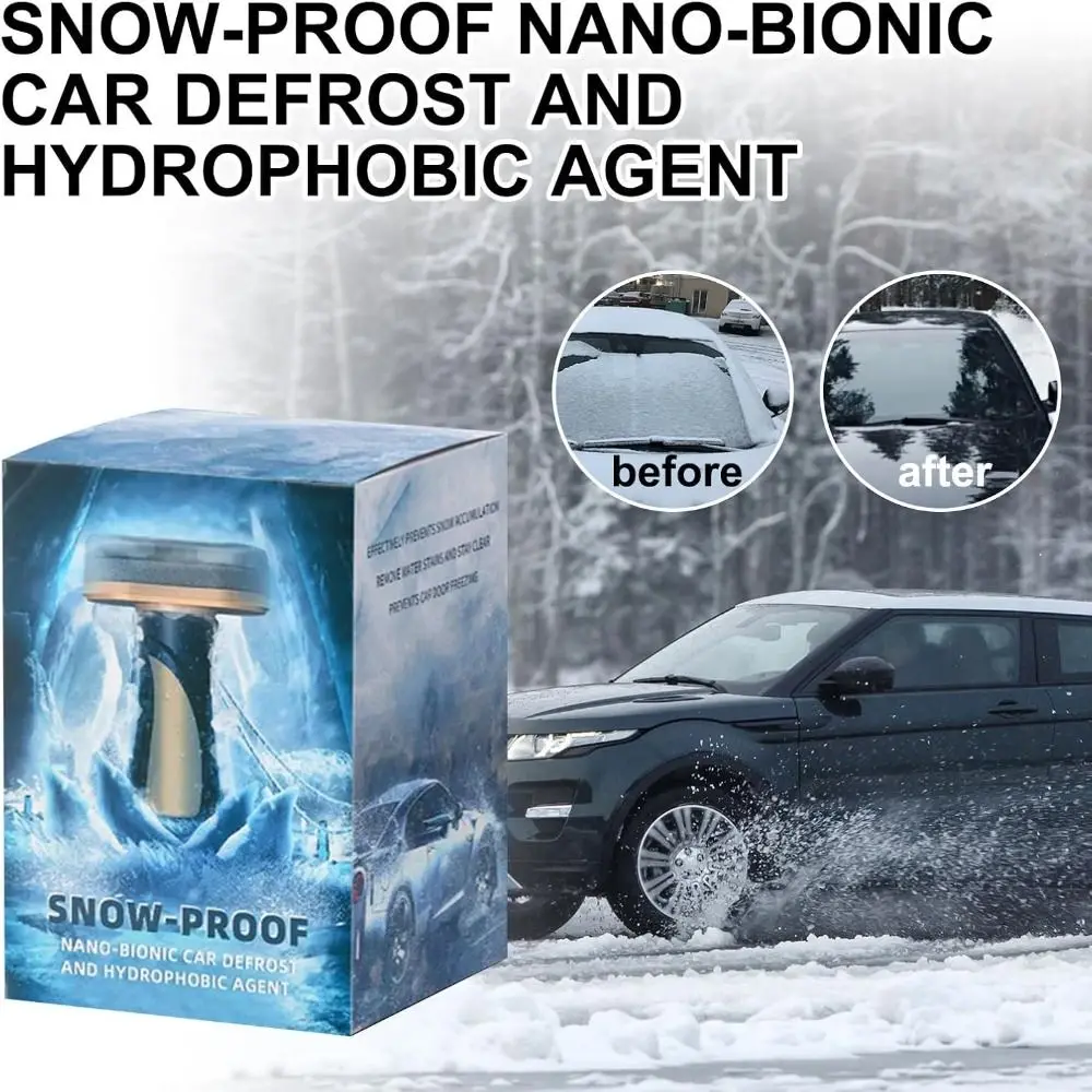 

with Ergonomic Grip Windscreen Snow Removal Device Antifreeze Snow Proof Advanced Electromagnetic Ice Scraper Scratch-Free