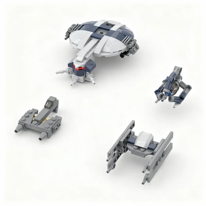 

152pcs MOC Separatist Starfighter Mini Model Pack Star Battle Building Blocks Architecture Toys Christmas Gifts Education Brick