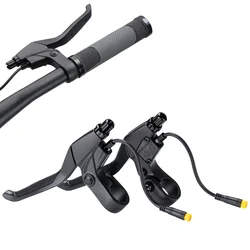 E-Bike Brakes Levers WaterProof for Bafang BBS01 BBS02 BBSHD Mid Drive Motor EBike Conversion Kit with Power Shutdown Cable
