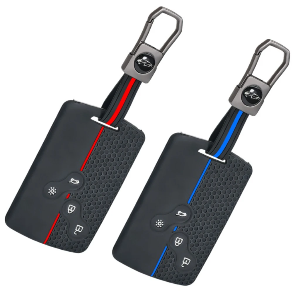 Silicone Car Key Case Cover Shell for Renault Duster Captur Clio Logan Megane 1 2 3 Koleos Scenic Nema Fluence Zoe Accessory