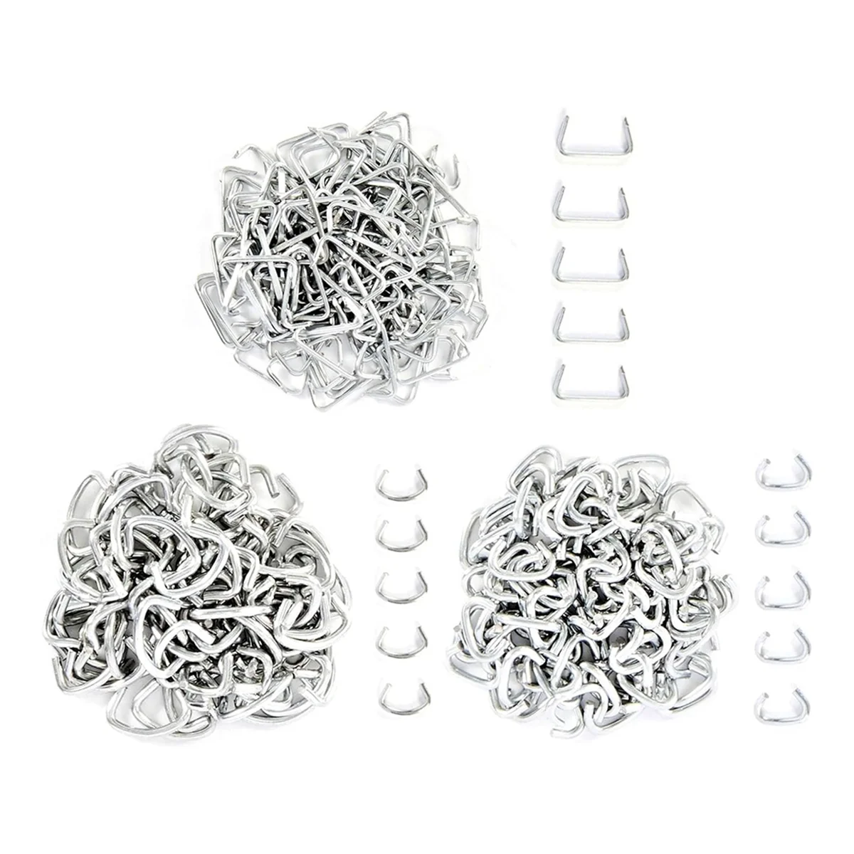 호그 링 플라이어 키트, 아연 도금 강철 호그 링, DIY 공예 및 배깅용 호그 링 플라이어 키트, 270 개, 3 인치, 4 인치, 1 인치, 2 인치, 3 인치, 8 인치