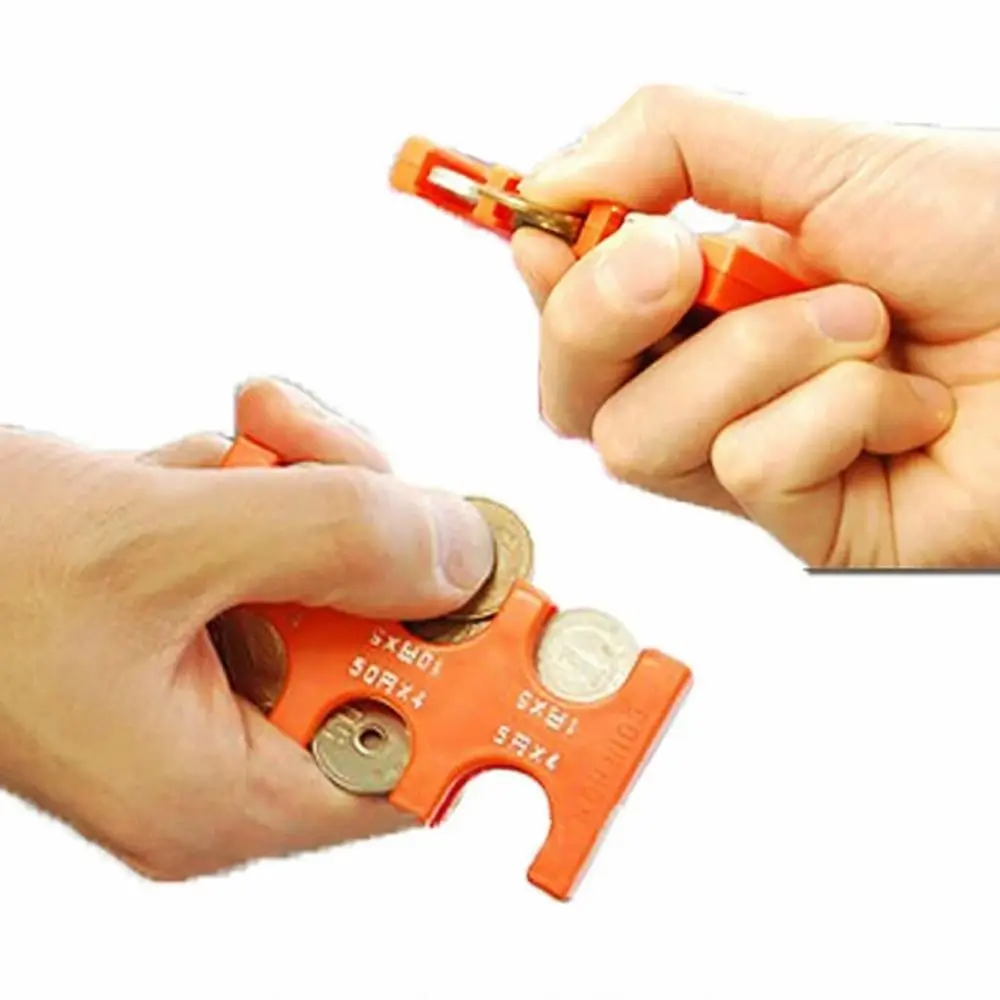 Карманный чехол, однотонная коробка для монет, пластиковый кошелек, держатель для кошелька, диспенсер для монет, японский держатель для монет, коробка для хранения монет, чехол для монет