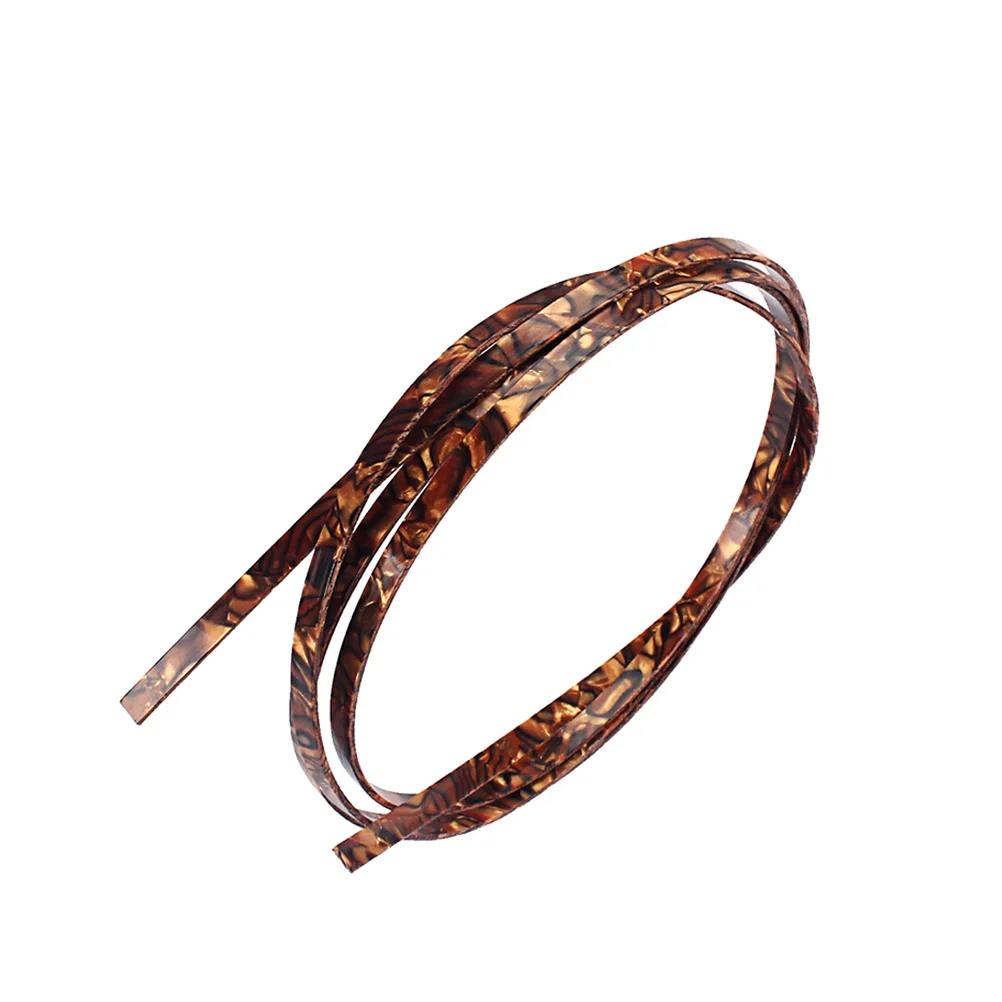 

Premium Celluloid Binding Purfling Strips For Guitar Ukulele Mandolin Banjo Cigar Box Repair Replacement Abalone Style Edge
