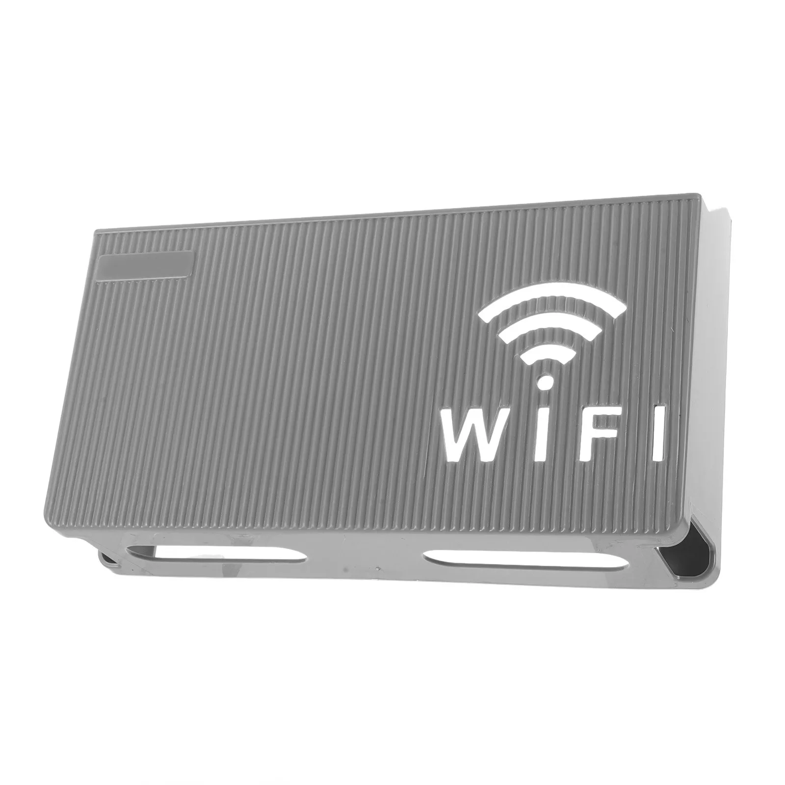 Solid Sturdy PP Router Storage Box Wall Mounted for Home Office WiFi Router Organizer Shelf and Decorative Outlet Hider