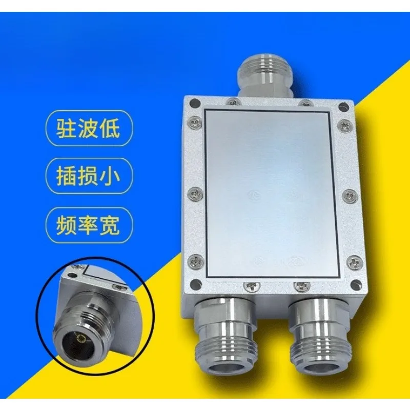 N Type Microstrip Power Divider 0.6-6GHz Wideband 1 To 2 RF Splitter Combiner For 2.4G 5.8G Radio Frequency Signal Split