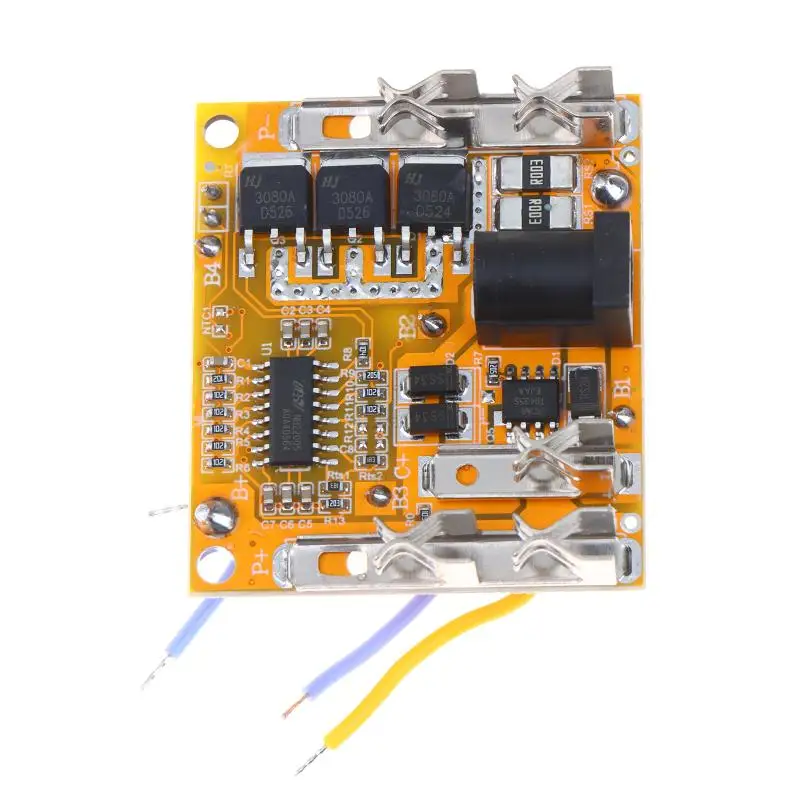 Hot MT5S-50A 21V Li-Battery Protection Board 3 Alloy Charge And Discharge Lithium Battery Pack BMS Module For Mak Electric Tools