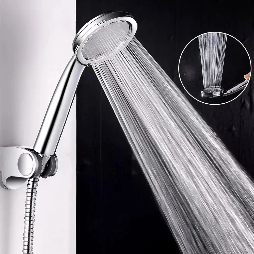 Supercharged High Pressure Water Saving Rain Shower Chrome Shower Head Bathroom Accessories Bathroom Essentials