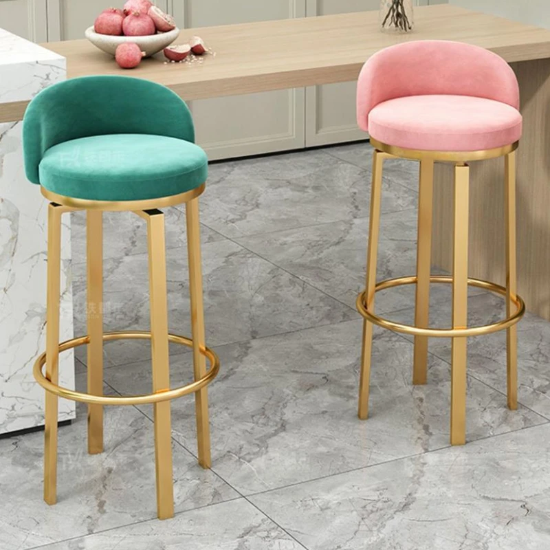 Luxury Chairs Modern Design Chair Nordic Ergonomic Iron Wooden Plastic Garden Manicure Gaming Leather Bar Stools Mesas Furniture