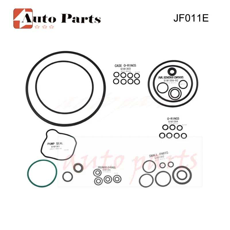 

JF011E Automotive Automatic Transmission Rubber Ring Package Box Sealing Parts Repair Kit K181A Car Accessories
