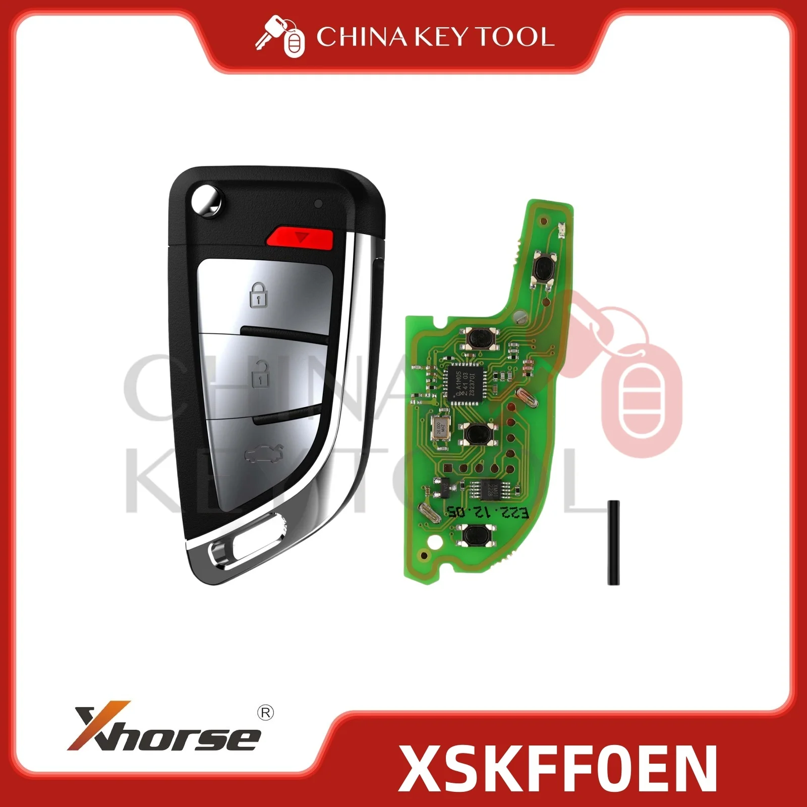 

Xhorse Knife Style Flip Smart Key with 4 Buttons XSKFF0EN