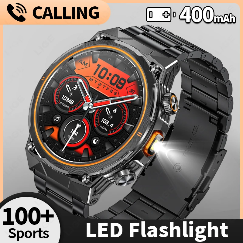 

Men IP68 Waterproof Bluetooth Call Smart Watch 2026 New Fashion Outdoor Sports Heart Rate Health Monitor Smartwatches For Women