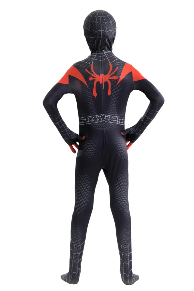 Miles Morales Spider Theme Full Zentai Cosplay Suit Outfit Halloween Party Costume Collectible Holiday Gift For Cos Fans