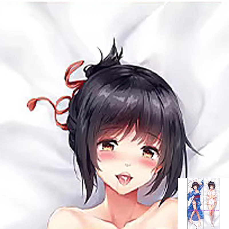 

Anime Pillow Cover Dakimakura Miyamizu Mitsuha 2 Side Printed Hugging Body Pillowcase Cushion Cover Bedding Decor