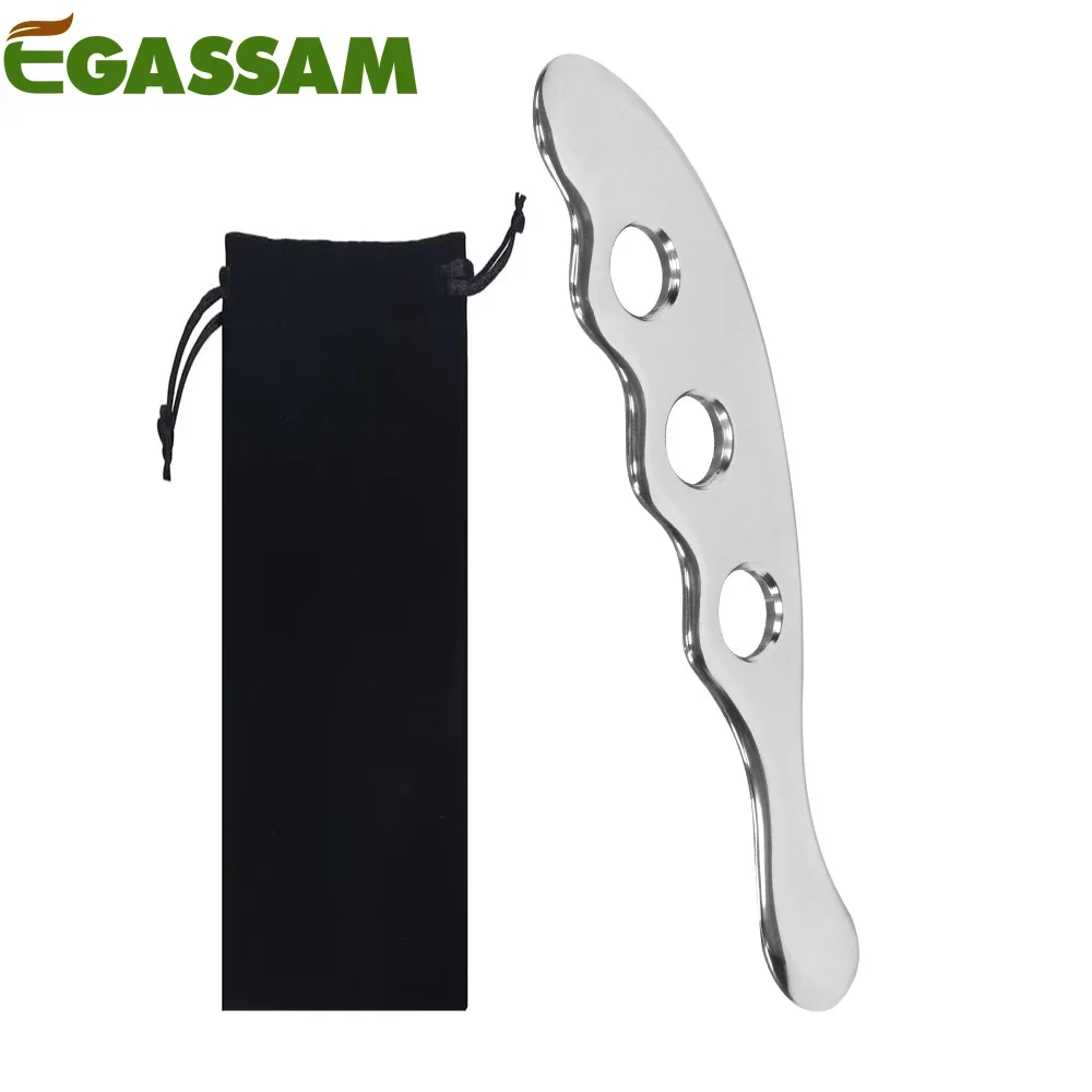 

Stainless Steel Guasha Scraping Massage Tool-Muscle Scraper Tool for Soft Tissue, Physical Therapy for Back, Legs, Arms,Shoulder