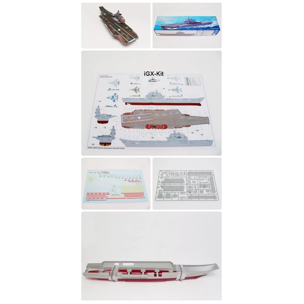 

Trumpeter 05606 1/350 Scale USSR Admiral Kuznetsov Aircraft Carrier Ship Military Assembly Plastic Toy Craft Model Building Kit