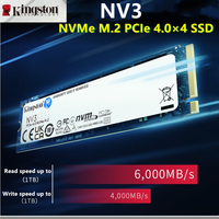 Kingston SSD NV3 500GB 1TB 2TB M.2 2280 NVMe PCIe 4.0 Gen 4x4 Internal Solid State Drive for Desktop laptop