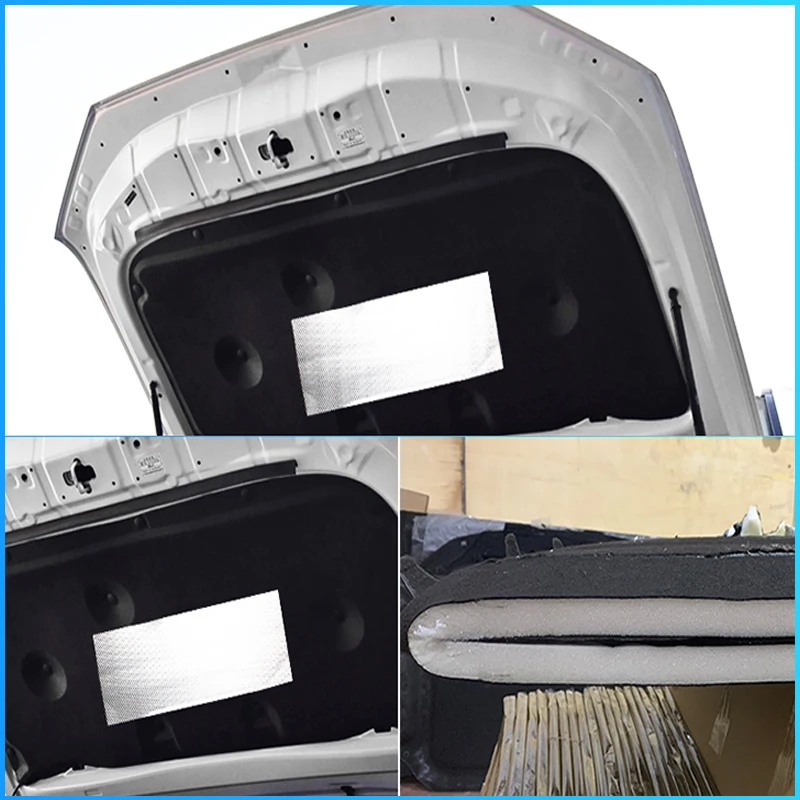 Car Hood Engine Sound Insulation Pad For Toyota PRADO 2700 2003-2020 Cotton Soundproof Cover Thermal Heat Mat Accessories