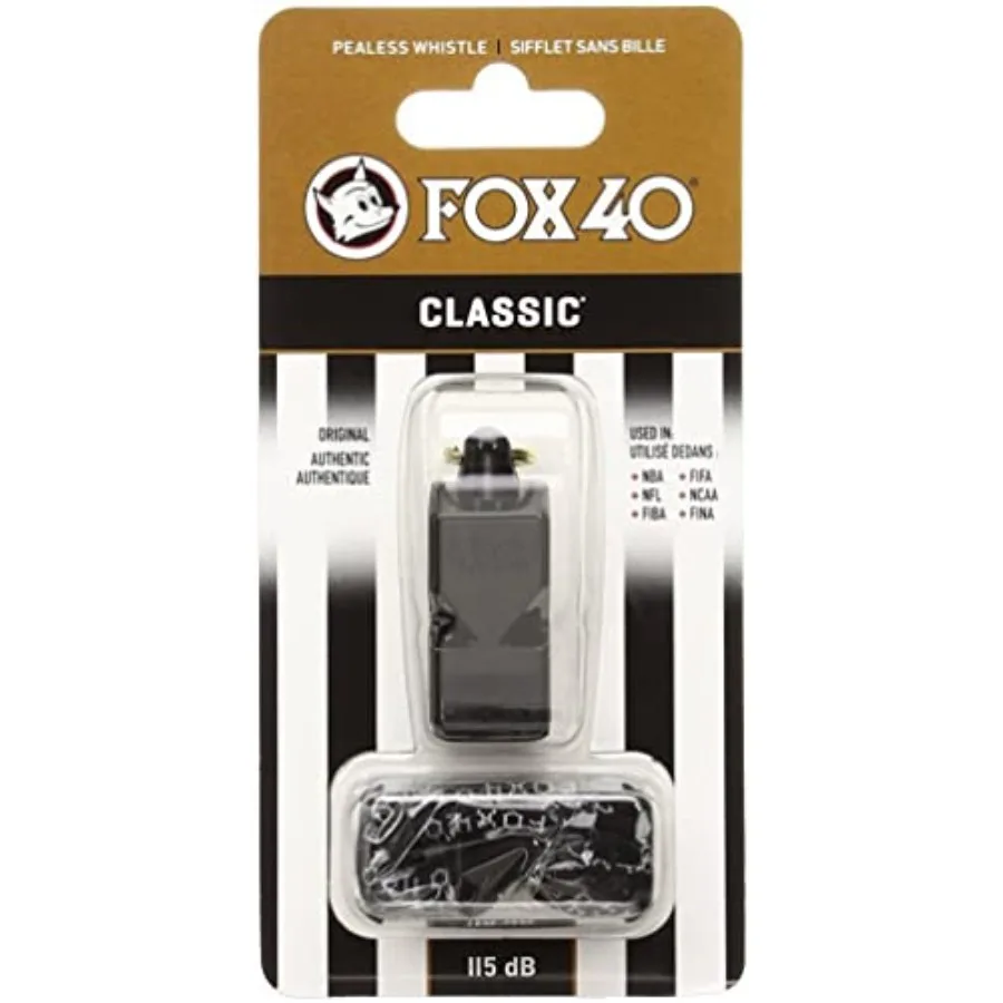 

Классический официальный свисток со шнурком Break Away, черный