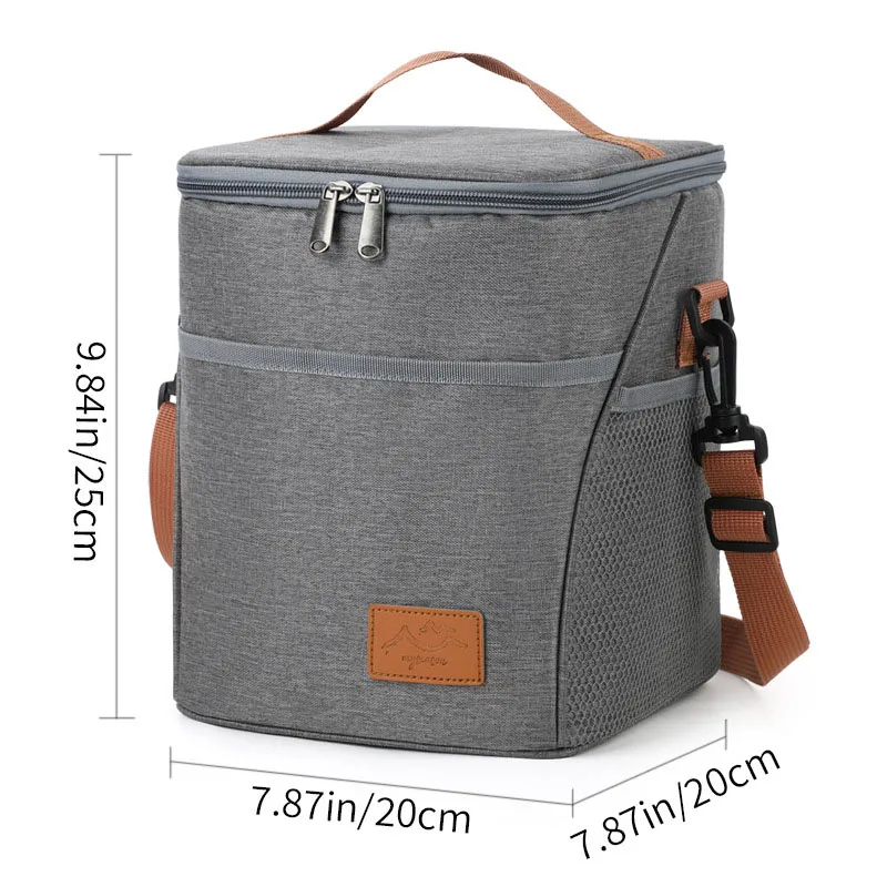 Fashion Insulated Lunch Bag Cooler bags For Women Men Reusable Lunch Bag Adjustable borsa termica ourdoor picnic box loncheras