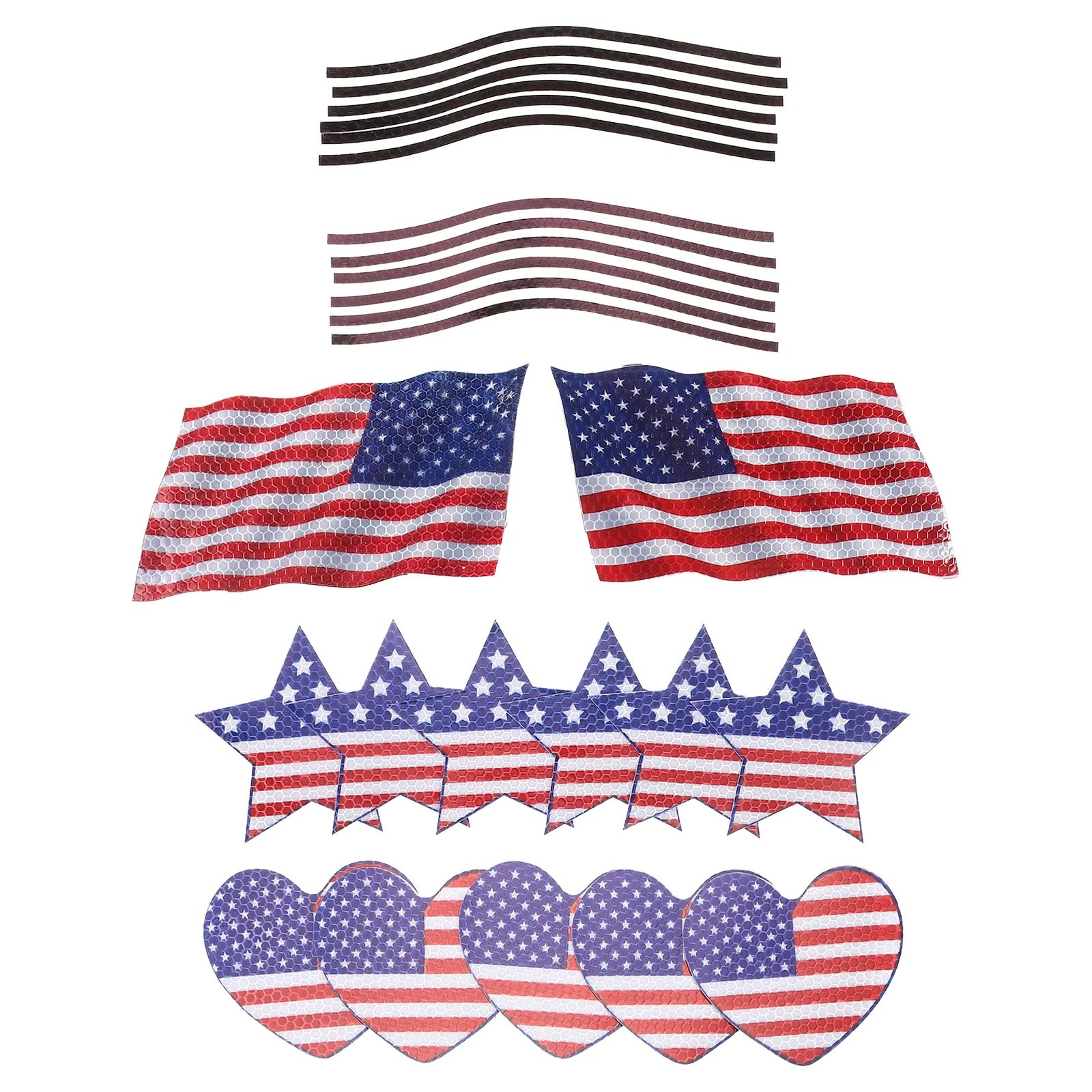 

Fridge Home Decor Waterproof Easy Clean Party Accessories Independence Day Gifts Strong Adhesion Universal Use Car