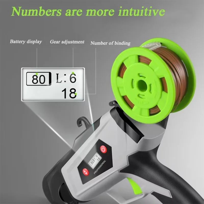 Fully Automatic Electric Branch Binding Machine Tomato Cucumber Grape Vine Binding Machine