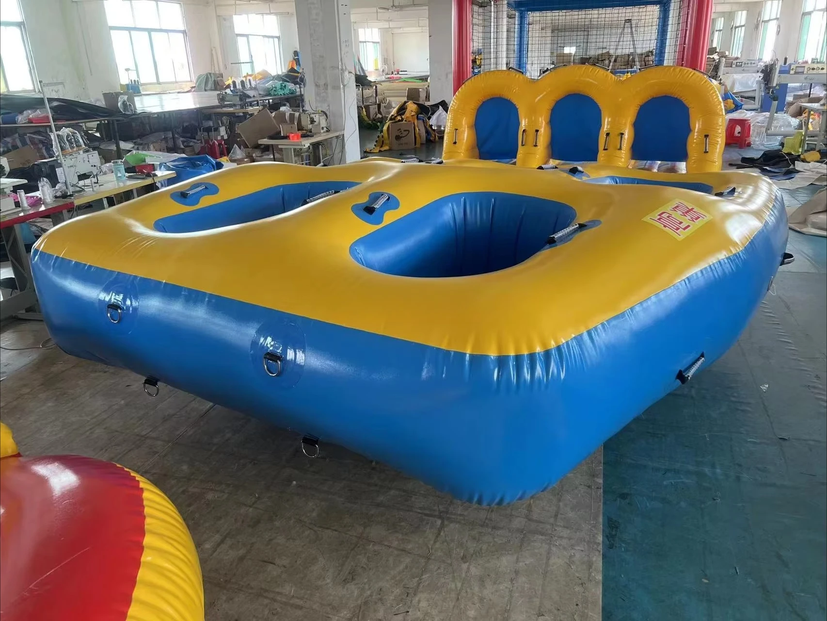 Floating Donut Boat Towing Tube Water Sports Inflatable Hose