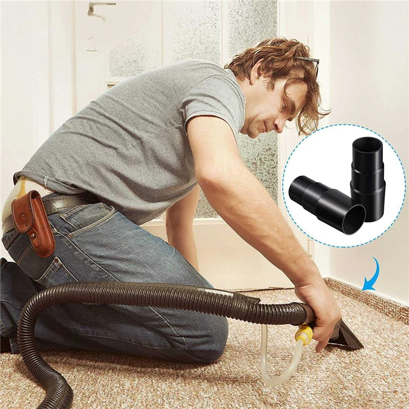 Convertitore adattatore universale per tubo flessibile per aspirapolvere da 2 pezzi, riduttore per tubo flessibile da 32mm 35mm 40mm per la maggior parte degli aspirapolvere