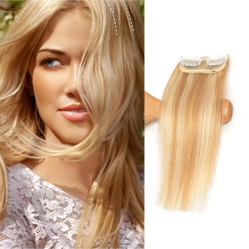 

MRS HAIR Real Human Hair Clip in Extentions Invisible & Seamless Add Top/Side Volume For Short Hair 10-30cm