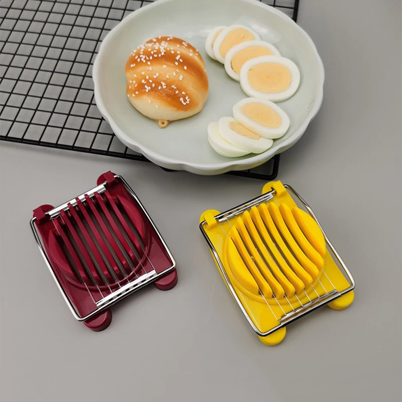 Rebanador de huevos de acero inoxidable, cortador de ensalada de frutas, herramientas manuales, procesadores de alimentos, Gadget de cocina ALI426,